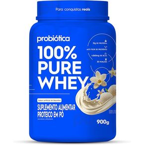 Whey Protein Probiotica 100- Pure Whey Sabor Baunilha 900g